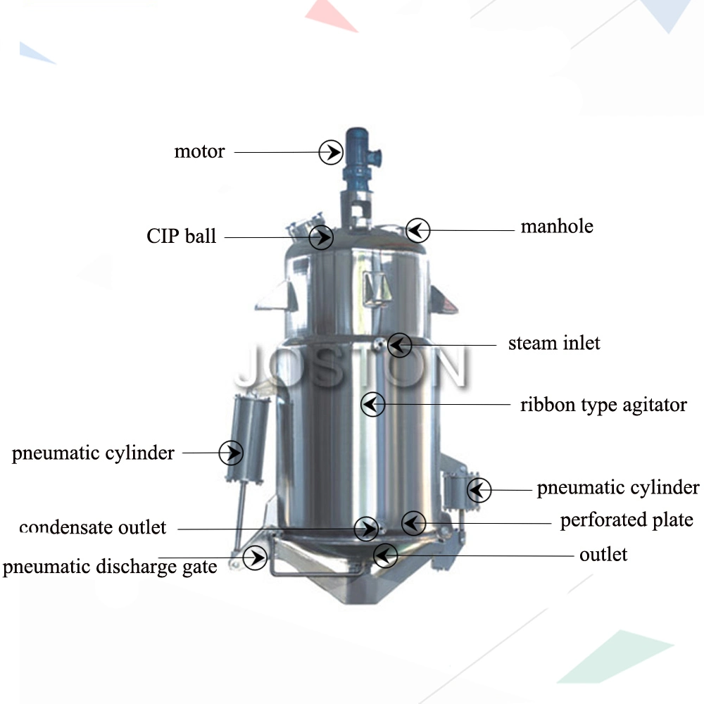 Joston Double Jacket Dynamic Hemp Solvent Percolator Extractor Extract Extraction Tank